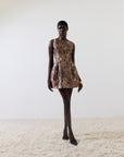 PAMPERO MINI DRESS IN GUEPARDO TWILL
