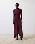VASUDHA MIDI DRESS IN EARTH JERSEY