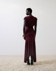 VASUDHA MIDI DRESS IN EARTH JERSEY