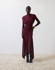 VASUDHA MIDI DRESS IN EARTH JERSEY