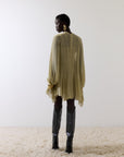 TERRAN MINI DRESS IN SAND GEORGETTE CHIFFON