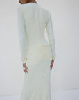 CIELORA DRESS IN BRIGHT CREAM - De La Vali