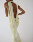 LURNA MAXI DRESS IN BRIGHT CREAM - De La Vali