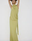 LURNA MAXI DRESS IN PEAR - De La Vali