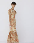 AVALON MAXI DRESS IN CACHEMIRA CHIFFON - De La Vali