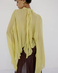 MIA TOP IN PEAR GEORGETTE - De La Vali