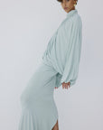 PACIFICA SKIRT IN ICE GREEN - De La Vali