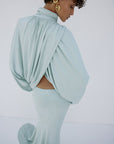 FLORO TOP IN ICE GREEN - De La Vali