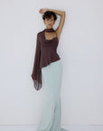 PACIFICA SKIRT IN ICE GREEN - De La Vali