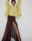 MIA TOP IN PEAR GEORGETTE - De La Vali