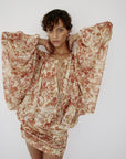 EULALIA DRESS IN CACHEMIRA CHIFFON - De La Vali