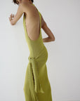 ABRIL MAXI DRESS IN PEAR SLINKY KNIT
