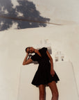 BESO MINI DRESS IN BLACK COTTON - De La Vali