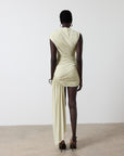 RAVENNA MINI DRESS IN BUTTERCREAM SPANDEX JERSEY