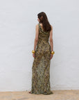 GALERA MAXI DRESS SILK CHIFFON EL FELINO