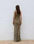 GALERA MAXI DRESS SILK CHIFFON EL FELINO
