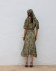 ANITA MIDI DRESS SILK CHIFFON EL FELINO