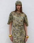 ANITA MIDI DRESS SILK CHIFFON EL FELINO