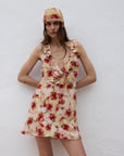 CESTO MINI DRESS SILK CDC LA ROSA