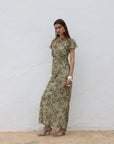 PAREO MAXI DRESS SILK CHIFFON EL FELINO