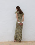 PAREO MAXI DRESS SILK CHIFFON EL FELINO - De La Vali