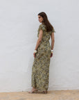 PAREO MAXI DRESS SILK CHIFFON EL FELINO - De La Vali