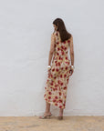 CESTO MIDI DRESS SILK CDC LA ROSA