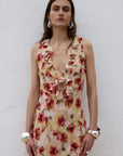 CESTO MIDI DRESS SILK CDC LA ROSA