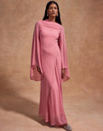 HAUSOS MAXI DRESS IN BALLET CHIFFON