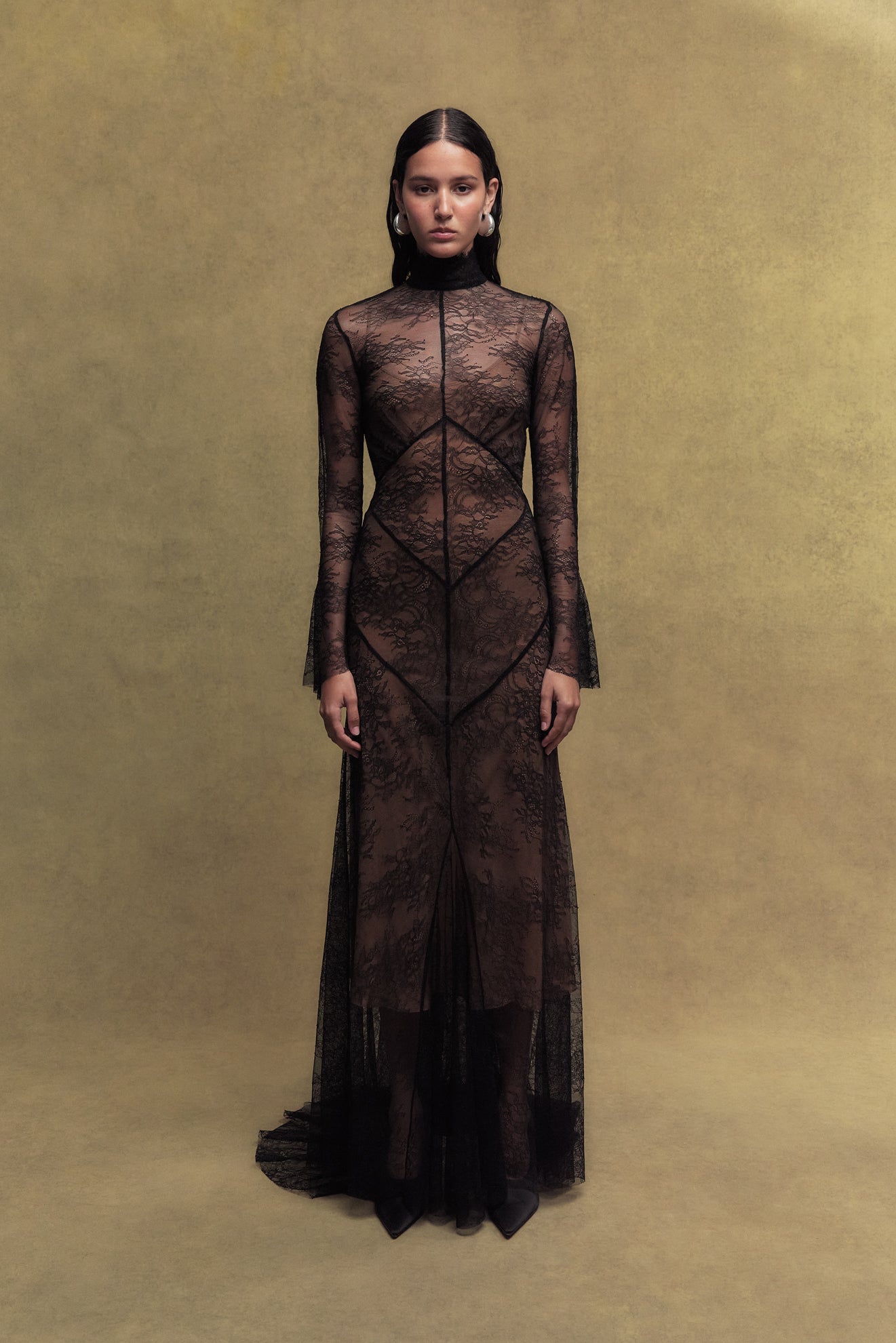 de la vali hermosa maxi dress Buy De La Vali Neutral Hermosa Maxi Dress in Lace For Women Online