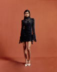 BODITA MINI DRESS IN BLACK LACE (PRE ORDER)