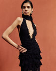 BONITA MAXI DRESS COTTON LACE BLACK (PRE ORDER)