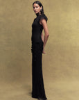 SILENTIUM LACE MAXI DRESS IN BLACK