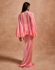ESPERANZA LONG DRESS IN BALLET SILK SATIN