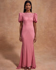 SABIA MAXI DRESS IN BALLET CHIFFON