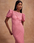 SABIA MAXI DRESS IN BALLET CHIFFON