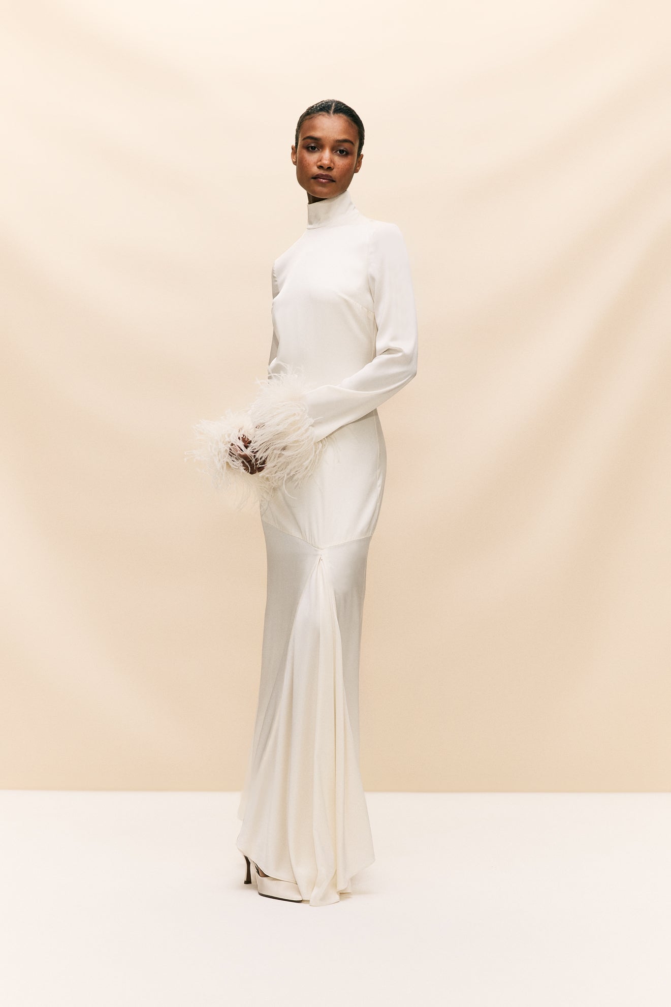 de la vali hermosa maxi dress De La Vali - - Hermosa Lace Maxi Dress - Ivory - UK 10