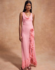 VIAJE MAXI DRESS IN BALLET SILK CHIFFON