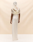 IVORY LACE HOODED VEIL (MADE TO ORDER)