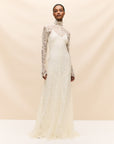 HERMOSA MAXI DRESS IN IVORY LACE