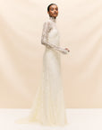 HERMOSA MAXI DRESS IN IVORY LACE