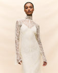 HERMOSA MAXI DRESS IN IVORY LACE