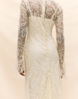 HERMOSA MAXI DRESS IN IVORY LACE