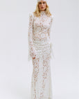 BODITA MAXI DRESS IN WHITE LACE - De La Vali