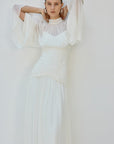 WILLOW MAXI DRESS IN IVORY - De La Vali