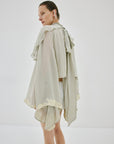 ALITHA TOP IN STONE BEIGE AND SOFT YELLOW