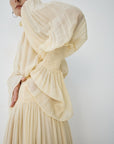 SANATIO MAXI DRESS IN SOFT YELLOW - De La Vali