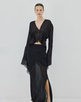 SYBIL TOP IN MIDNIGHT - De La Vali