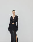 ORYX MAXI SKIRT IN MIDNIGHT