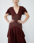 ALCINA MAXI DRESS IN PLUM